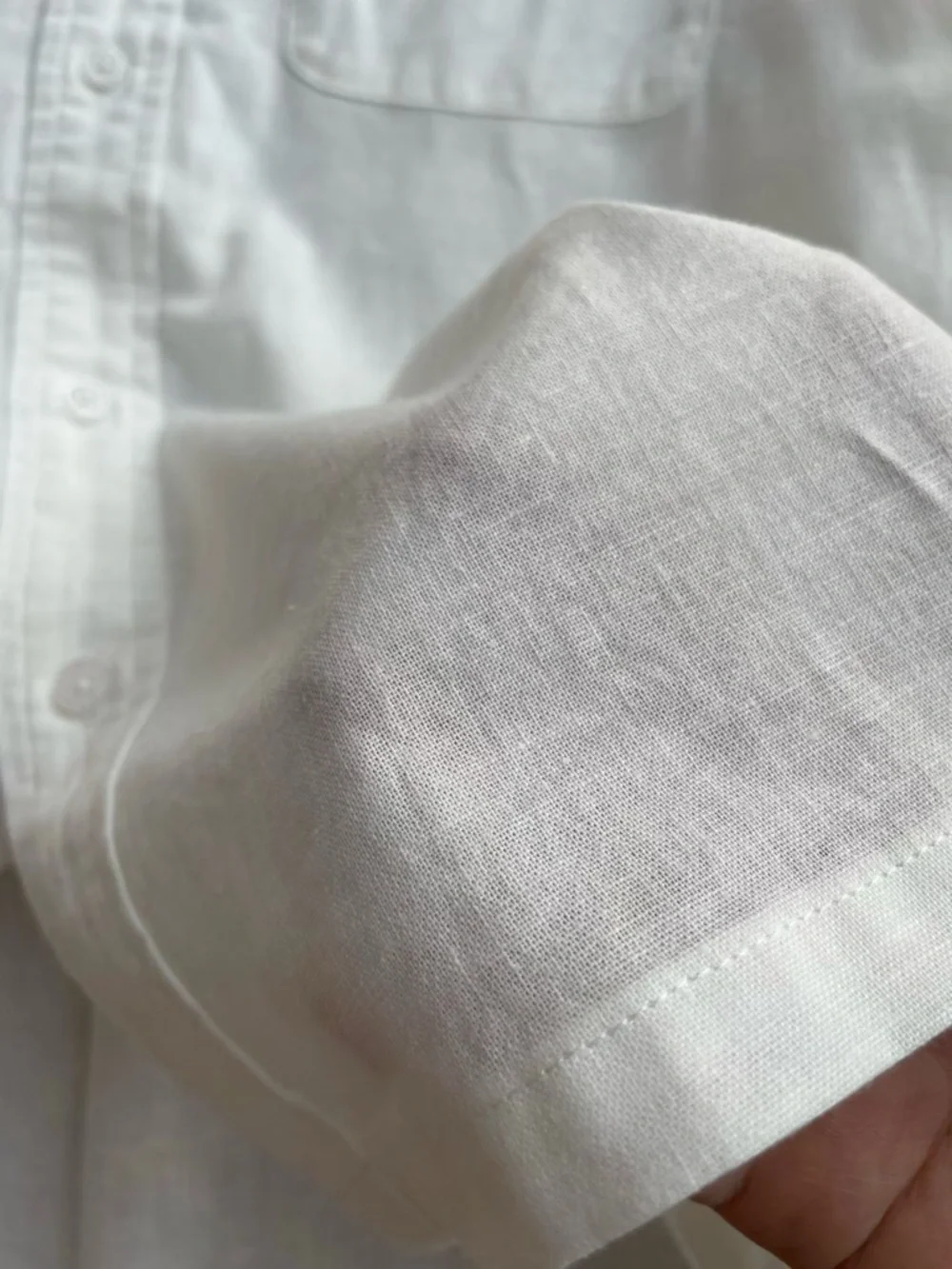 POLO RALPH LAUREN LINEN SHORT-SLEEVE SHIRT, S M L - Picture 4 of 9